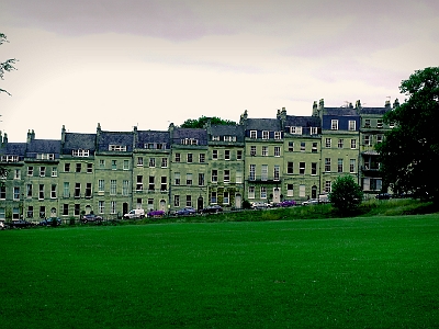 DSC01875  Bath, England; across from the Royal Crescent