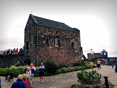 DSC01323  St. Margaret's Chapel, Edinburgh Castle is the oldest surviving building in Edinburgh, Scotland.