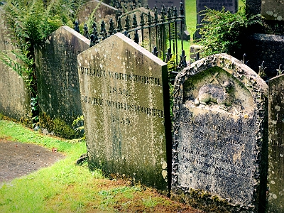 DSC01726  William Wordsworth Grave, St. Oswald's Church, Grasmere, England