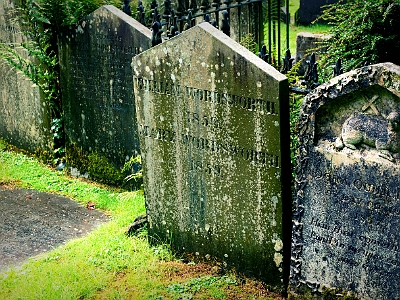 DSC01727  William Wordsworth Grave, St. Oswald's Church, Grasmere, England