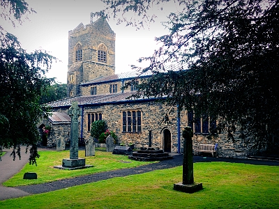 DSC01804  St Martin's Church, Bowness-on-Windermere, from the south, Windermere, England