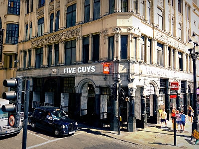 DSC00345  Five Guys in London