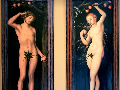 P7056056a   Adam and Eve , c. 1530 Lucas Cranach the Elder (German , 1472-1553)