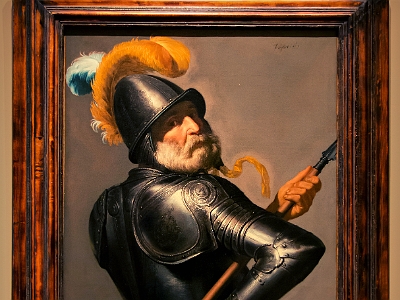 P7056068a   Mars Vigilant (Man in Armor Holding a Pike) , c. 1630 Jan van Bijlert (Dutch, 1597/98-1671)